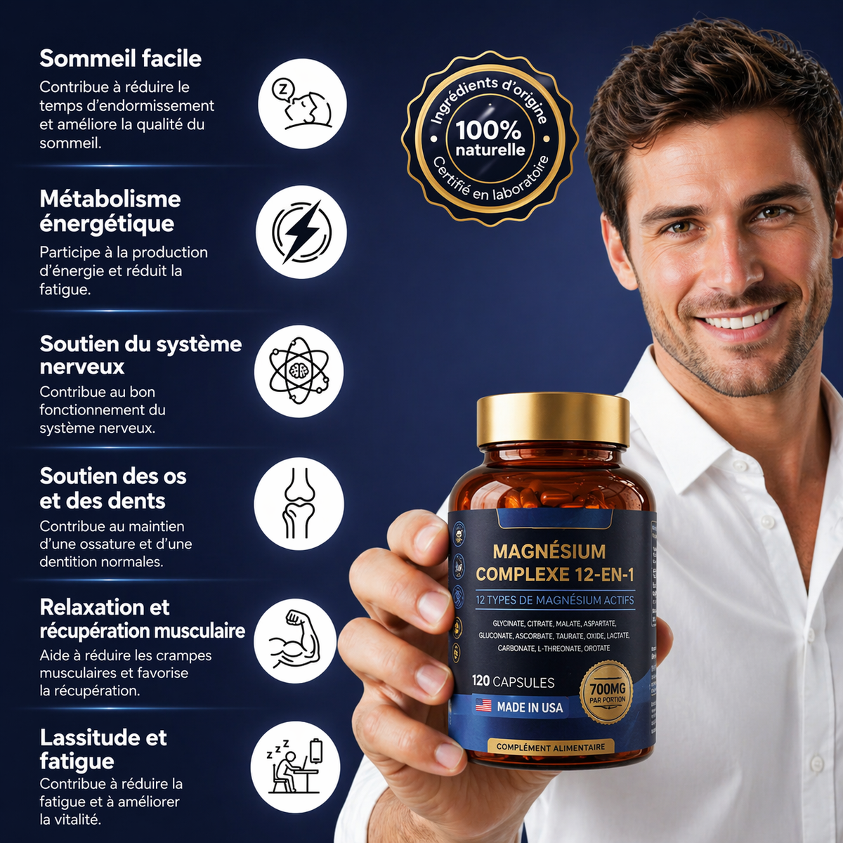 Magnésium 12-en-1 Complex