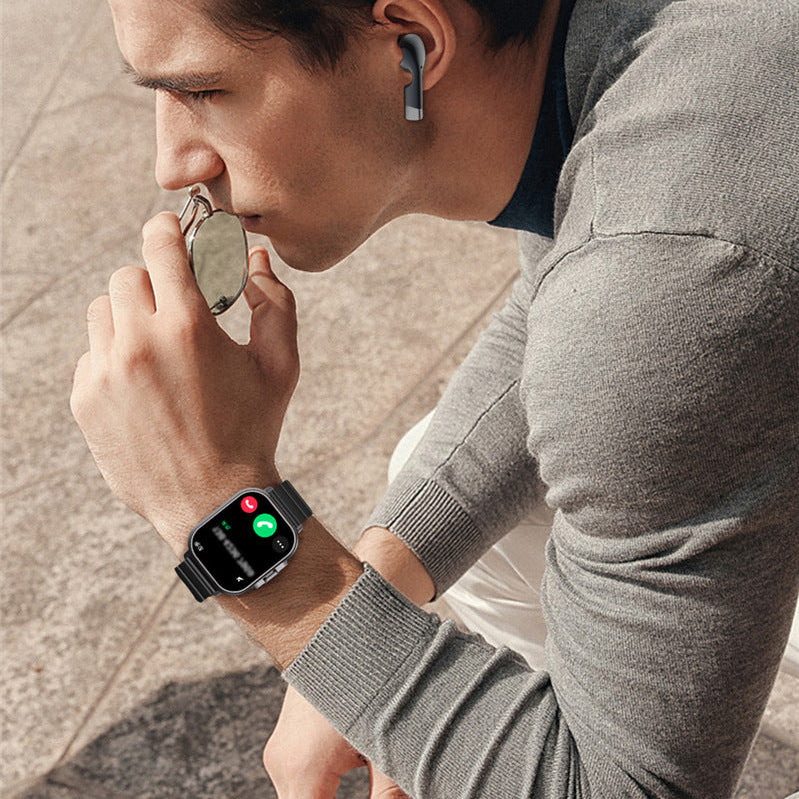 Smartwatch Pro I7 + écouteurs Bluetooth (2-en-1)
