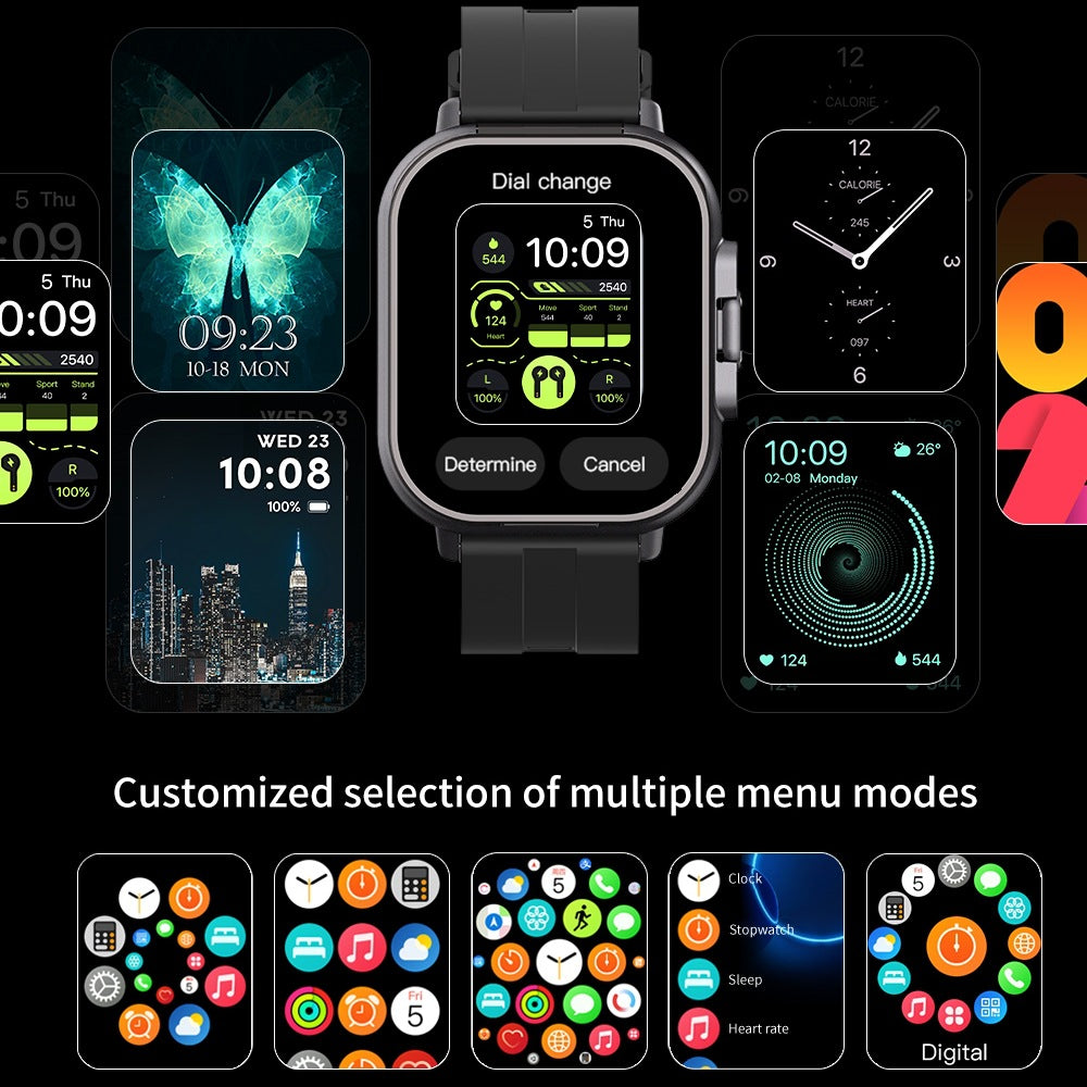 Smartwatch Pro I7 + écouteurs Bluetooth (2-en-1)