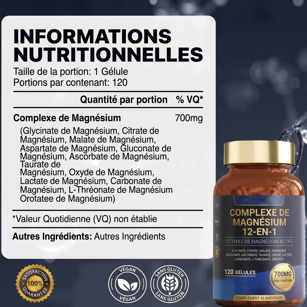 Magnésium 12-en-1 Complex